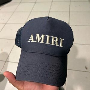 Navy blue amiri hat stupid clean